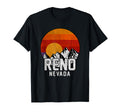 Reno Nevada Mountain Sunset T-Shirt - Aesthetic Graphic Unisex - T-Shirt, Sweatshirt, Hoodie