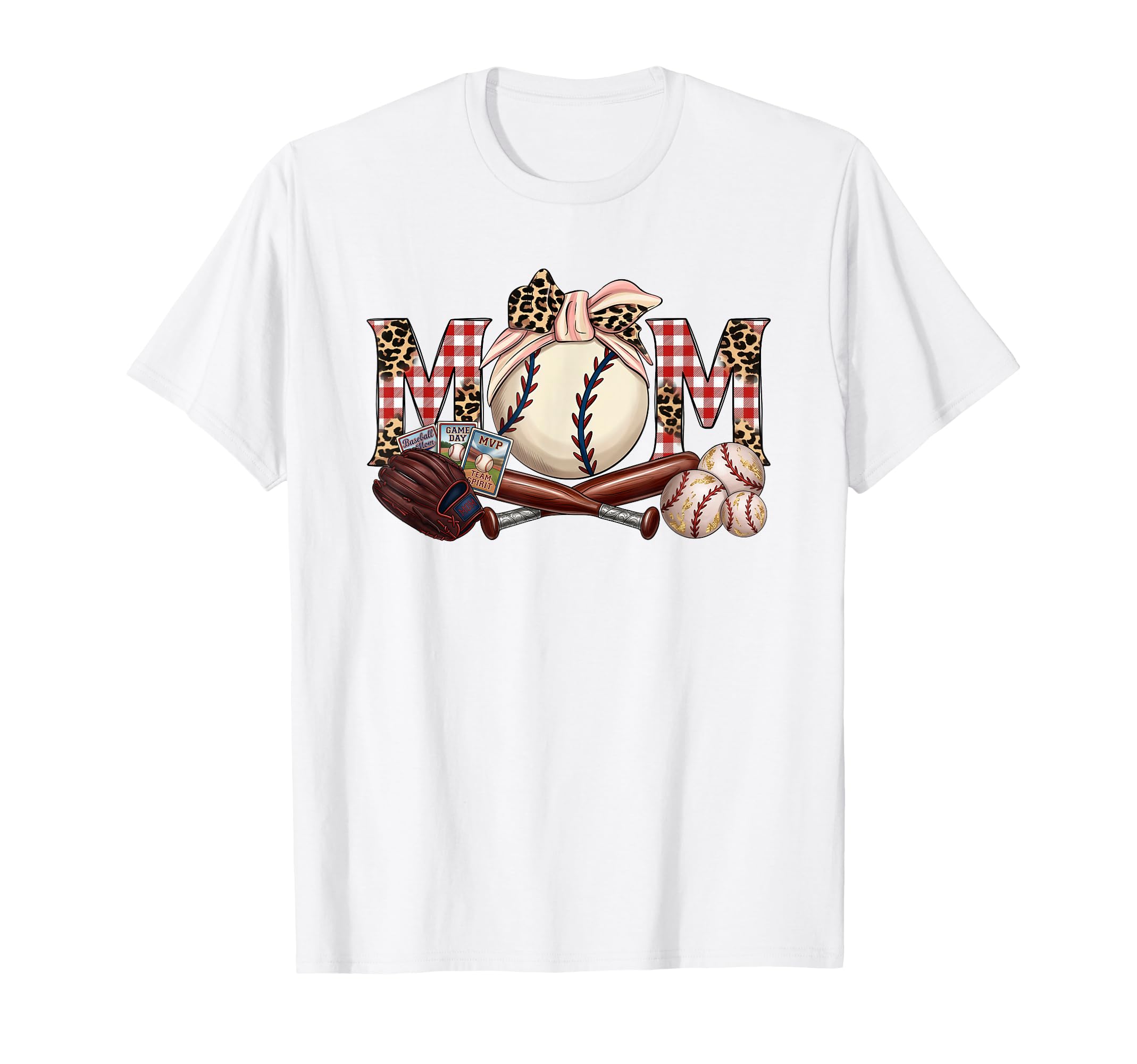 Baseball Mama Coquette Bow Game T-Shirt - Fun Novelty Design for Adults - T-Shirt, Sweatshirt, Hoodie
