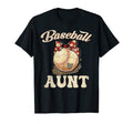 Softball Baseball Aunt Leopard Mothers T-Shirt - Streetwear Style Unisex - T-Shirt, Sweatshirt, Hoodie
