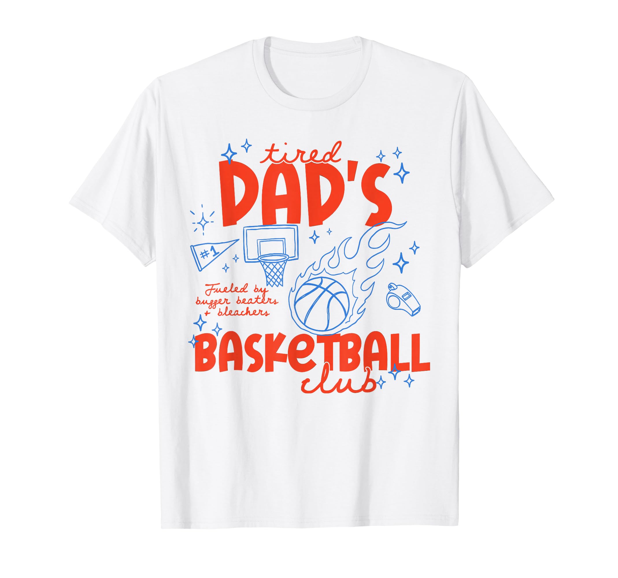 Tired Dads Basketball Matching Game T-Shirt - Minimalist Print for Adults - T-Shirt, Sweatshirt, Hoodie