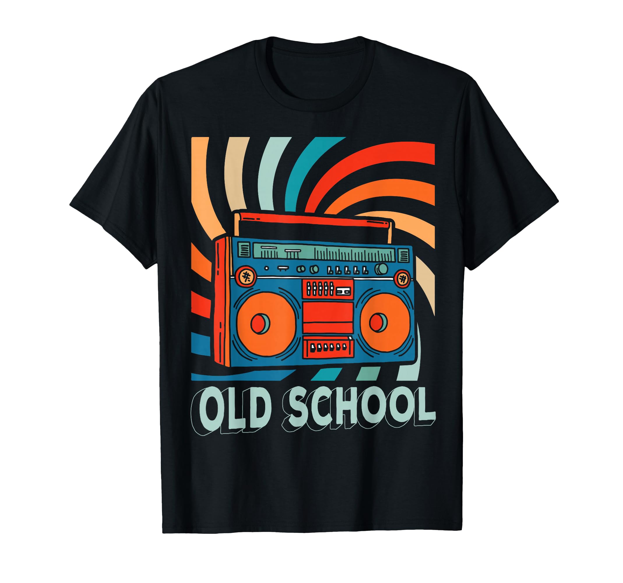 Old School Hip Hop 80S 90S Boombox T-Shirt - Fun Novelty Design Men Women - T-Shirt, Sweatshirt, Hoodie
