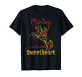 Rodeo Sweetheart Western Cowboy T-Shirt - Minimalist Print for Adults - T-Shirt, Sweatshirt, Hoodie
