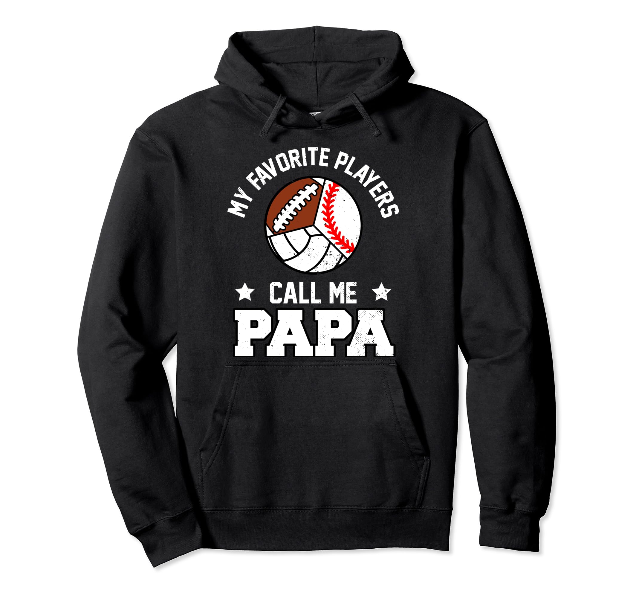 My Favorites Baseball Volleyball Hoodie - Novelty Apparel for Adults - T-Shirt, Sweatshirt, Hoodie