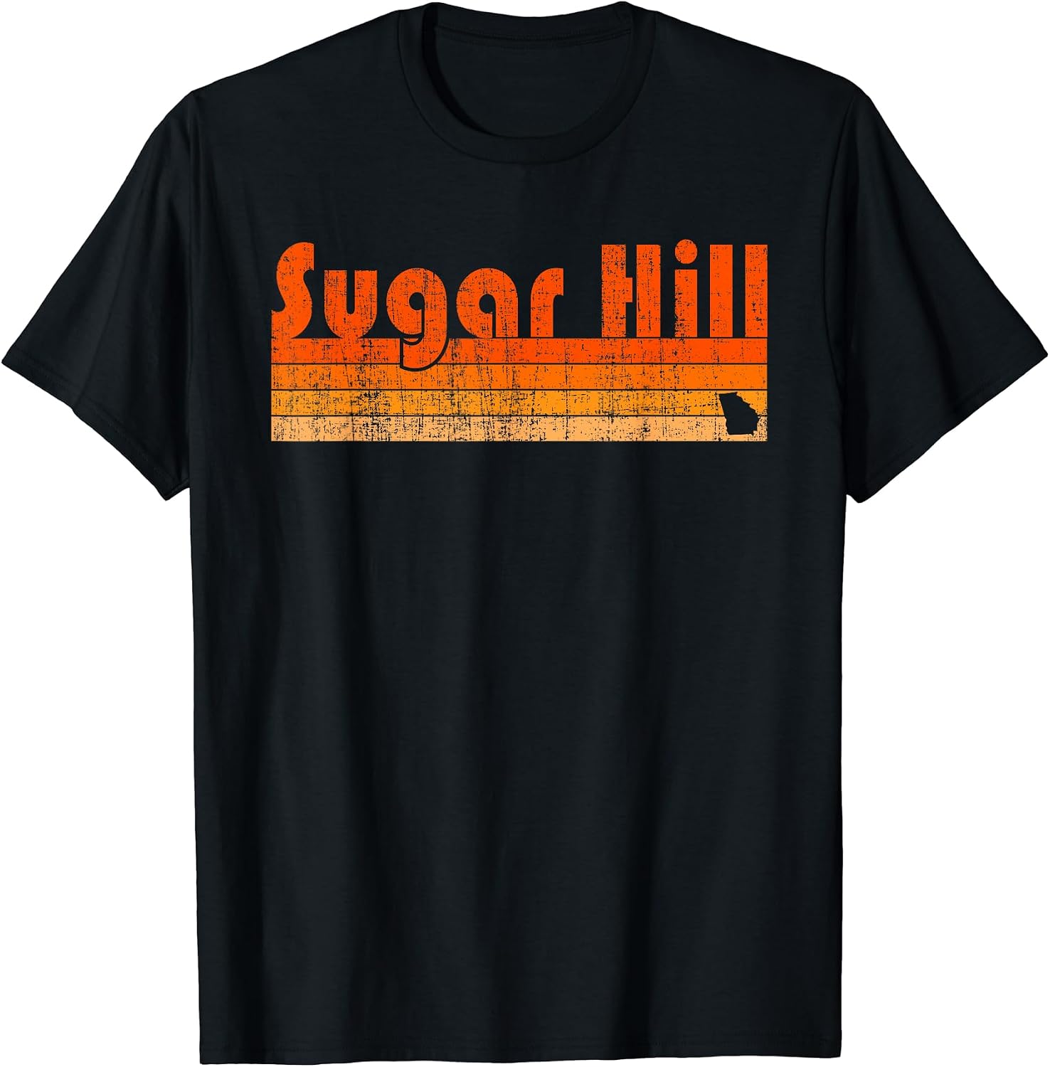 Vintage Look Sugar Hill, Georgia Souvenirs - Adult & Kids T-Shirts, Sweatshirts & Hoodies apparel design preview 1