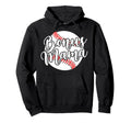 Baseball Bonus Mama Baseball Bonus Mom Hoodie - Graphic Print Unisex - T-Shirt, Sweatshirt, Hoodie