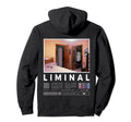 Liminal Spaces Backprint Meme Liminal Hoodie - Minimalist Print for Adults - T-Shirt, Sweatshirt, Hoodie