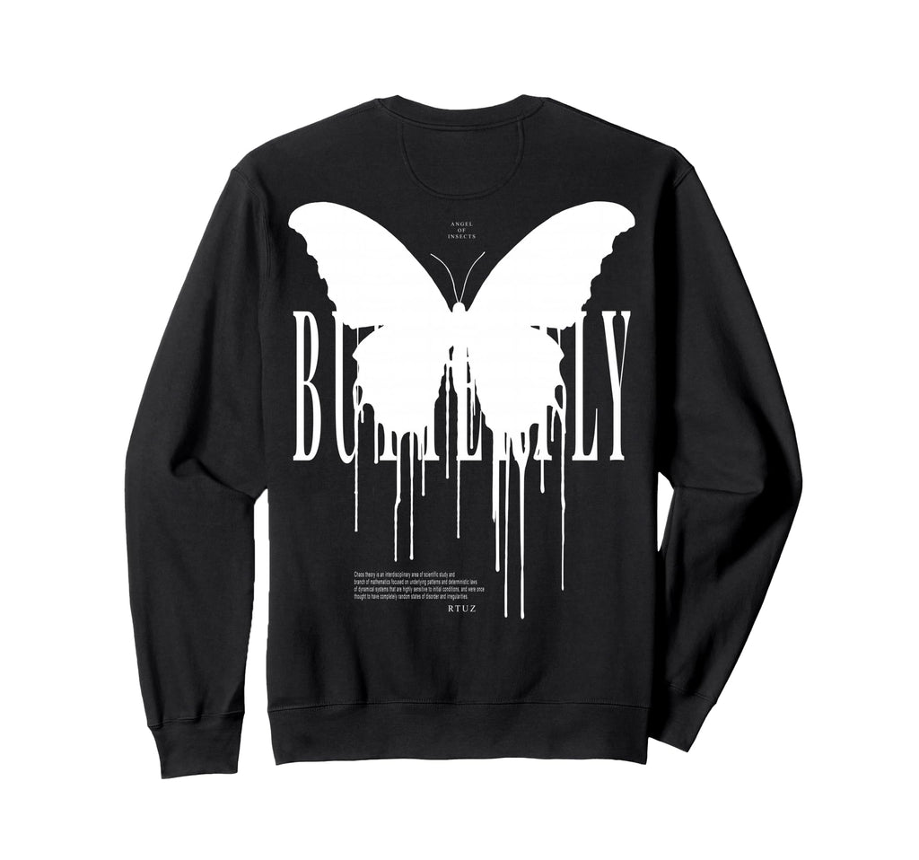 Y2K Back Streetwear Butterfly Sweatshirt - Unique Graphic Unisex - T-Shirt, Sweatshirt, Hoodie
