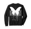 Y2K Back Streetwear Butterfly Sweatshirt - Unique Graphic Unisex - T-Shirt, Sweatshirt, Hoodie