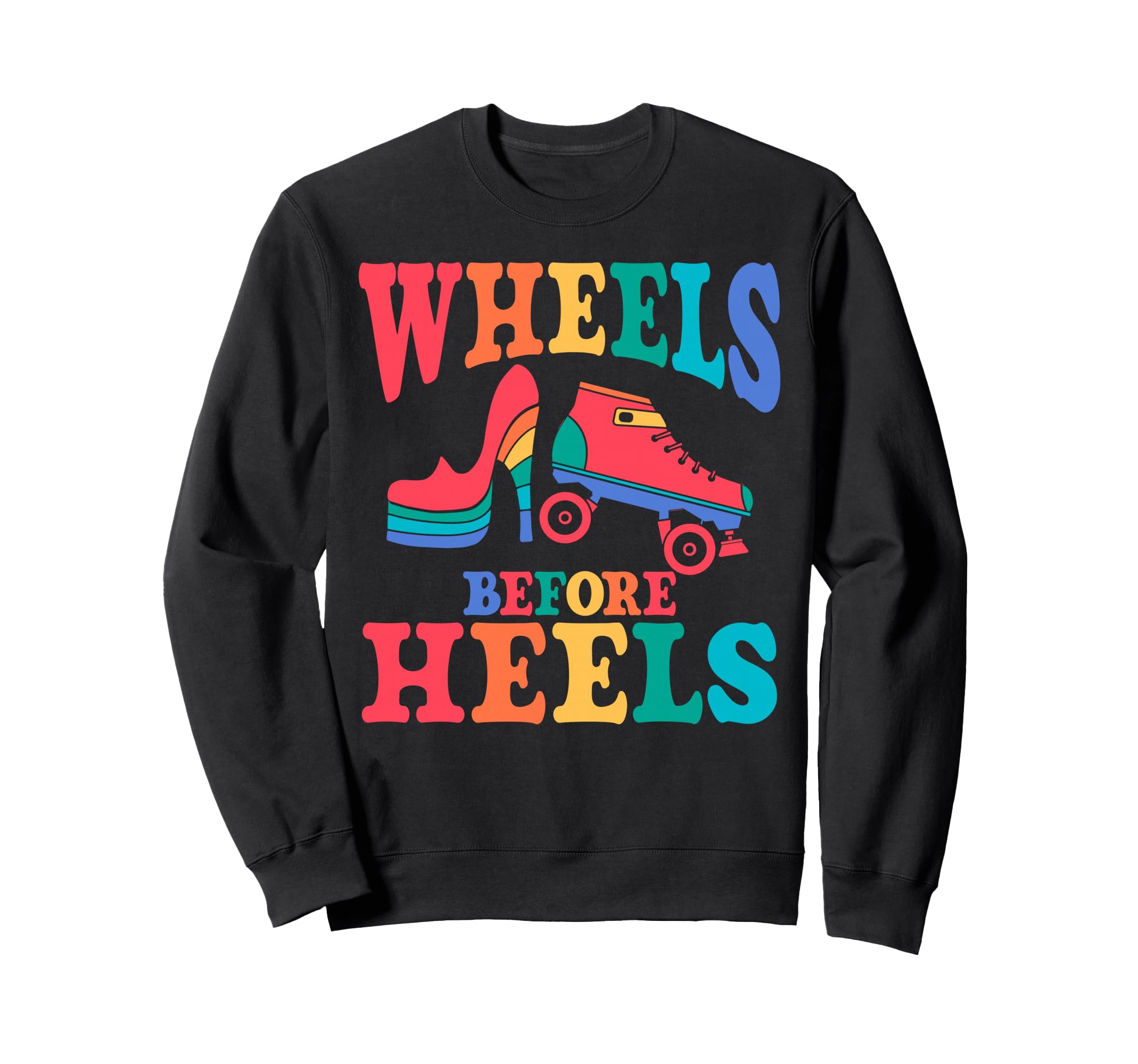 Roller Skating Skate 1970S Wheels Sweatshirt - Casual Everyday Wear Unisex - T-Shirt, Sweatshirt, Hoodie