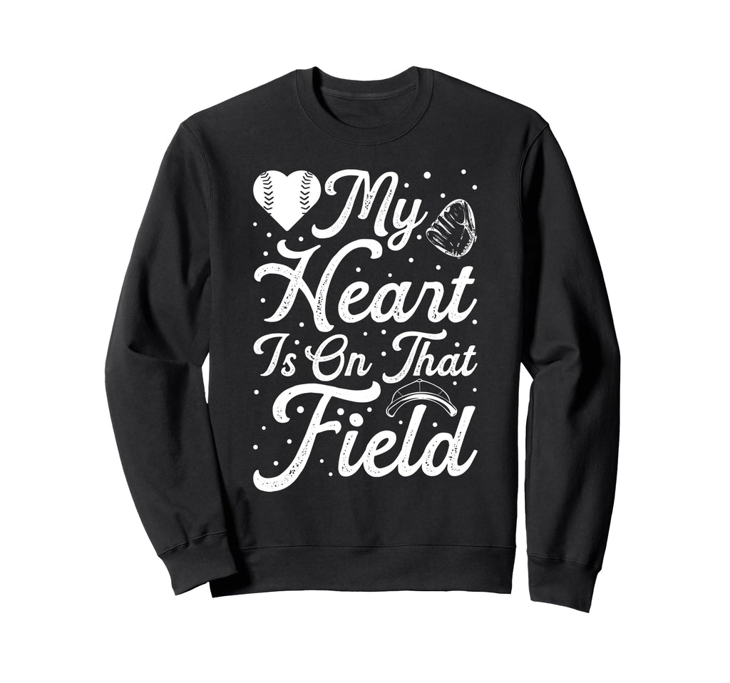 Baseball Mom Sweatshirt - Aesthetic Graphic for Adults - T-Shirt, Sweatshirt, Hoodie