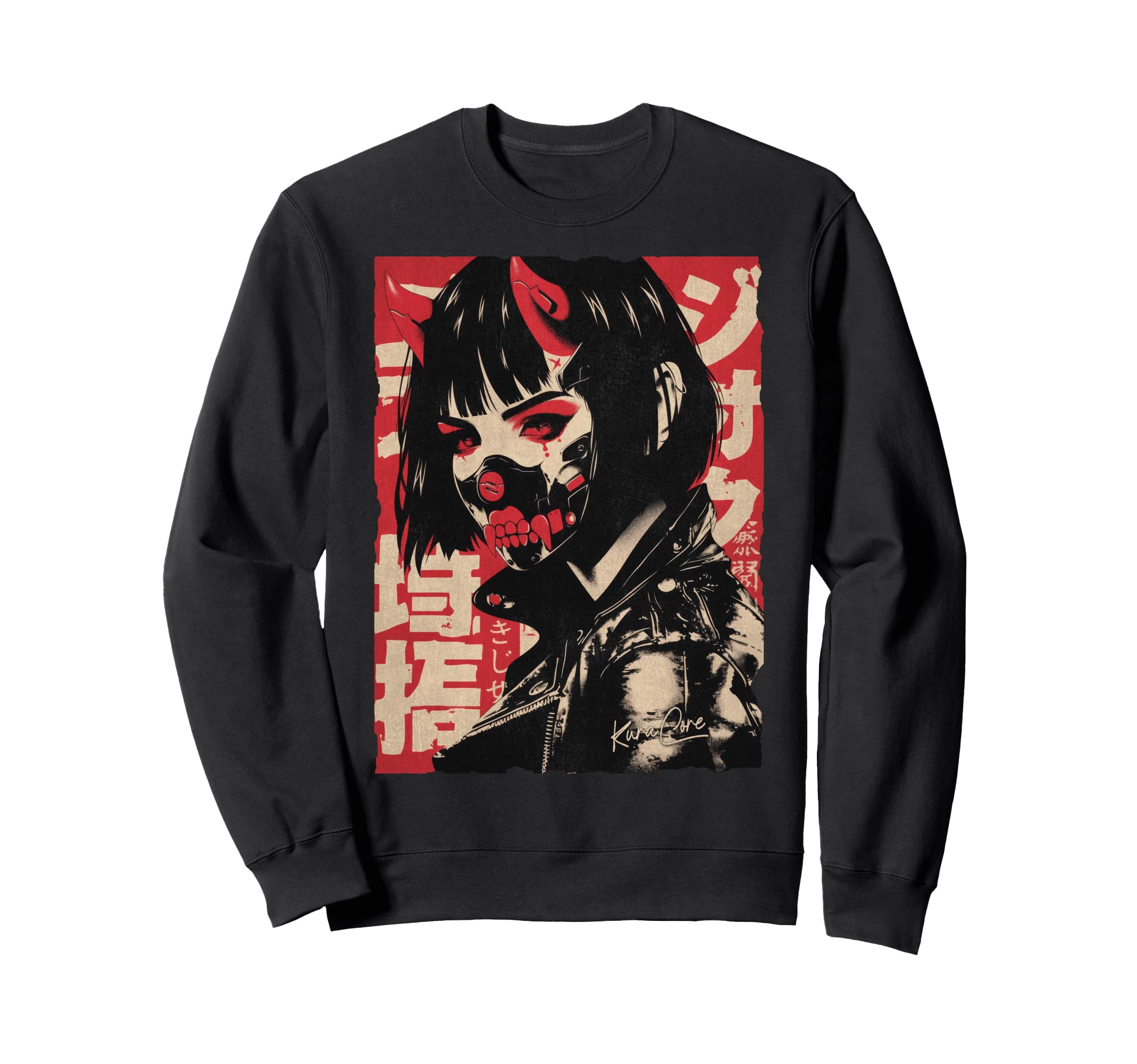 Japan Streetwear Cyberpunk Y2K Techwear Sweatshirt - Trendy Graphic Unisex - T-Shirt, Sweatshirt, Hoodie