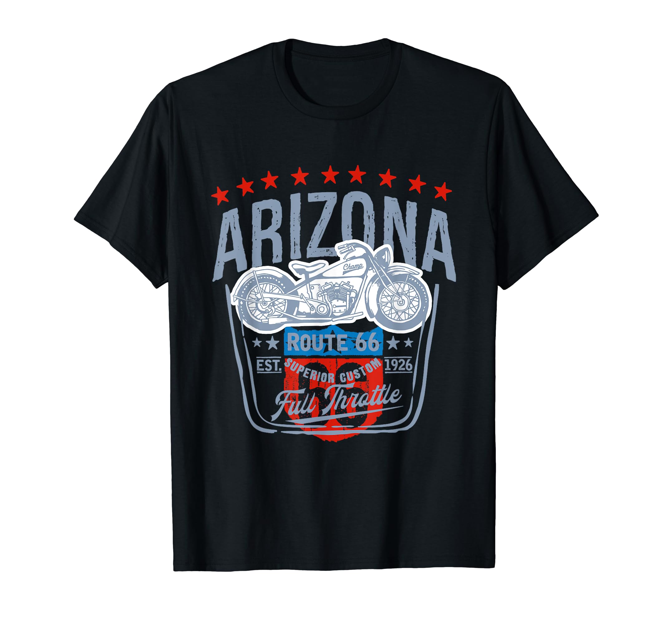 Route 66 Arizona Motorcycle T-Shirt - Novelty Apparel Men Women - T-Shirt, Sweatshirt, Hoodie