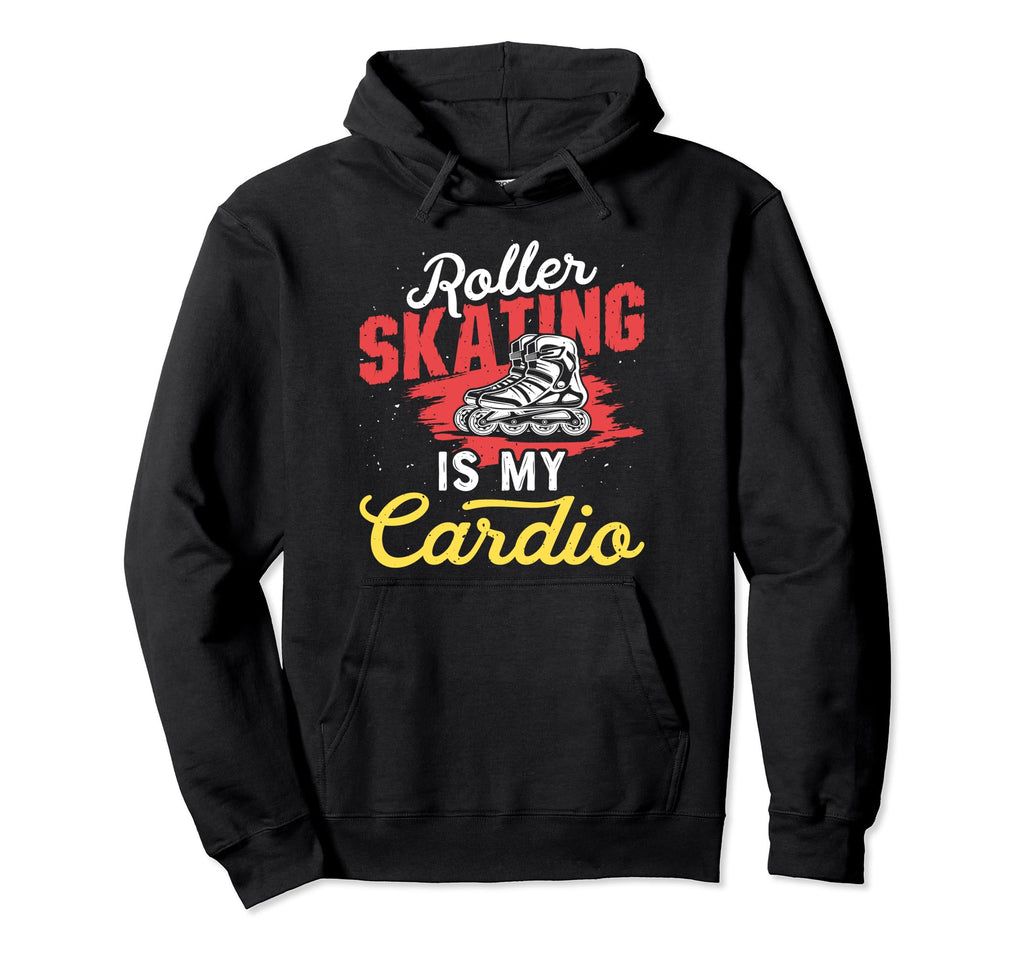 Rolling Skating Cardio Skates Hoodie - Casual Everyday Wear for Adults - T-Shirt, Sweatshirt, Hoodie