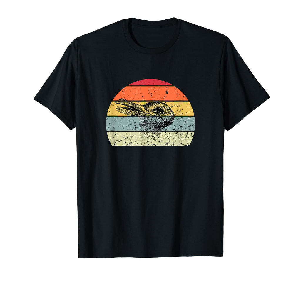 Duck Rabbit Illusion Striped T-Shirt - Casual Everyday Wear for Adults - T-Shirt, Sweatshirt, Hoodie
