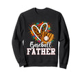 My Favorite Baseball Dad Leopard Sweatshirt - Unique Graphic for Adults - T-Shirt, Sweatshirt, Hoodie