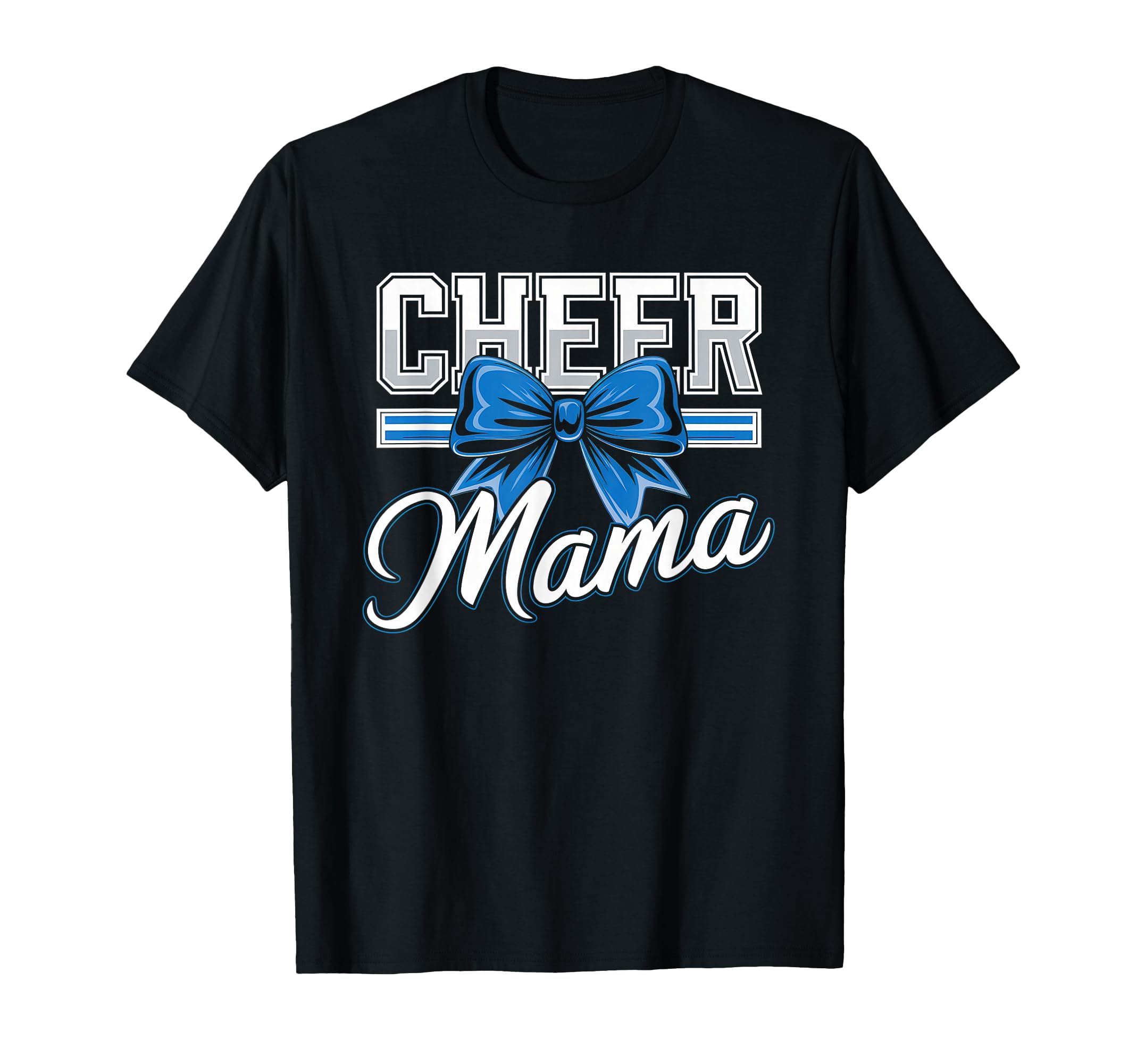 Cheer Mom Mother Bow Cheerleader Game T-Shirt - Novelty Apparel Men Women - T-Shirt, Sweatshirt, Hoodie