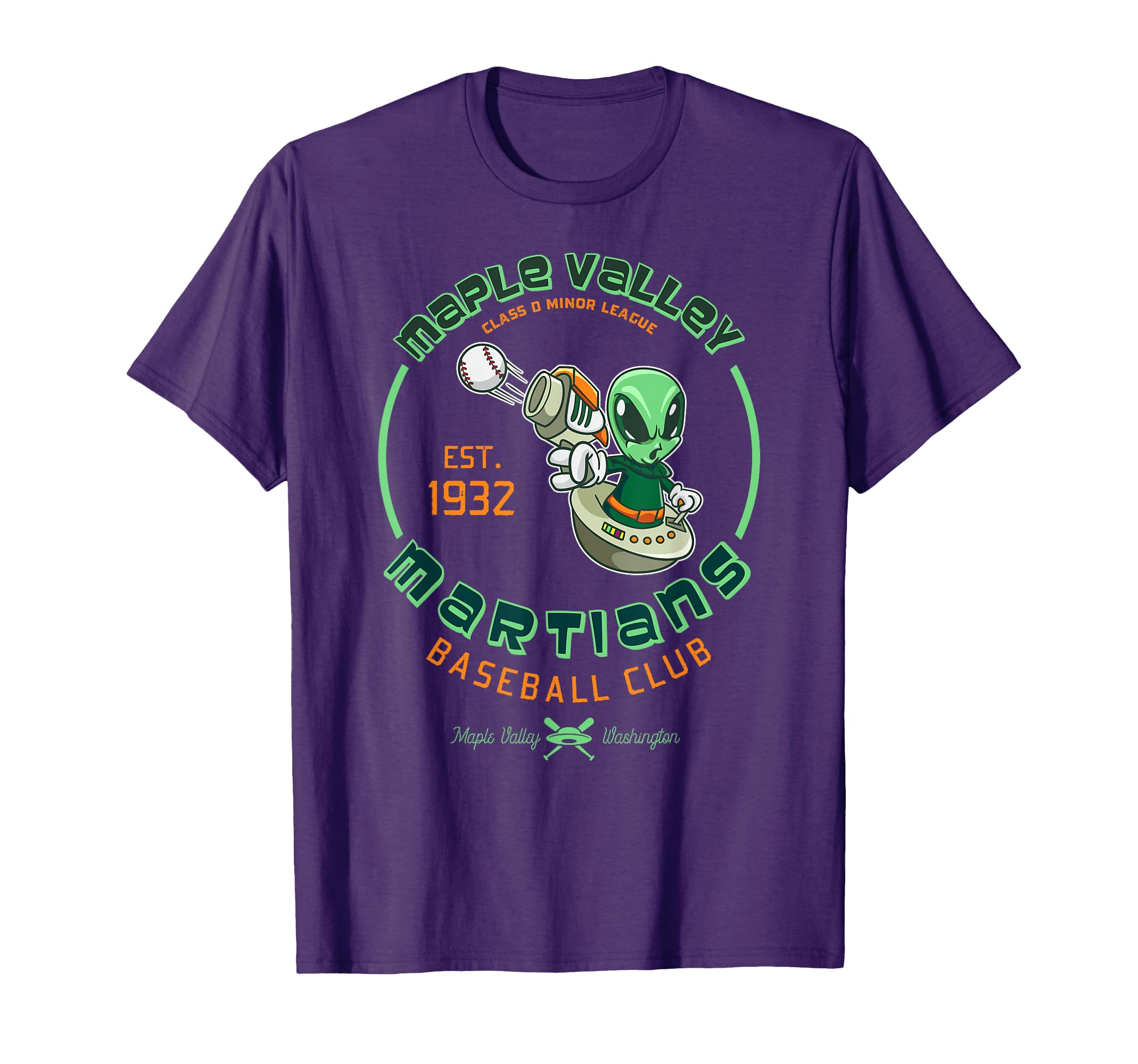 Maple Valley Martians Minor League T-Shirt - Minimalist Print Men Women - T-Shirt, Sweatshirt, Hoodie