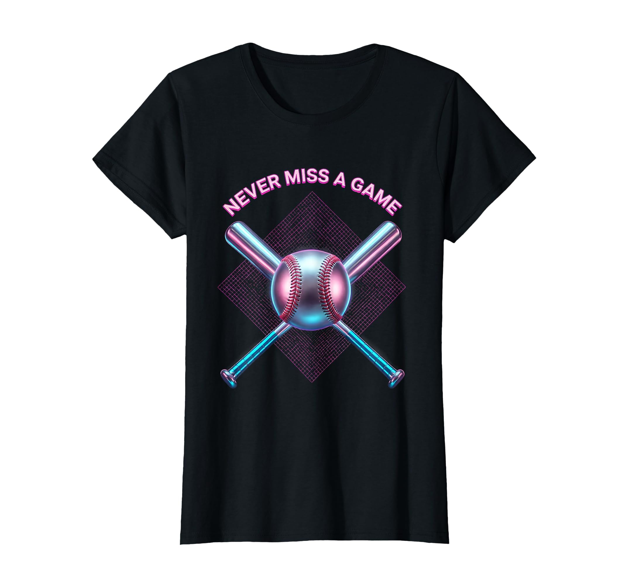 Never Miss Game Proud Baseball Dad T-Shirt - Novelty Apparel Unisex - T-Shirt, Sweatshirt, Hoodie