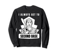 Funny Baseball Player Sweatshirt - Custom Art Print Men Women - T-Shirt, Sweatshirt, Hoodie