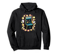 Pixel Art Arcade Machine Gaming Gamers Hoodie - Custom Art Print Men Women - T-Shirt, Sweatshirt, Hoodie