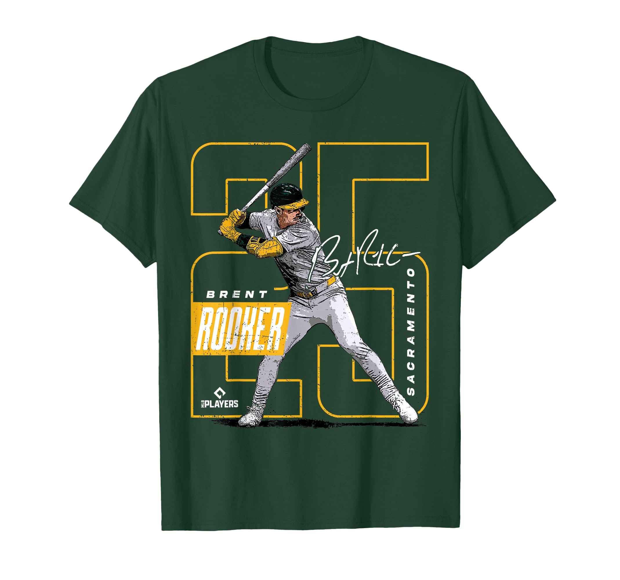Brent Rooker Sacramento Mlb T-Shirt - Aesthetic Graphic for Adults - T-Shirt, Sweatshirt, Hoodie