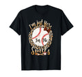 Im Just Here Snacks Baseball Sister Mom T-Shirt - Custom Art Print Unisex - T-Shirt, Sweatshirt, Hoodie