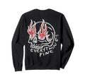 Back Y2K Streetwear Skull Sweatshirt - Aesthetic Graphic Men Women - T-Shirt, Sweatshirt, Hoodie