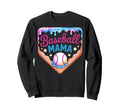 Baseball Mama Ice Cream Cone Sweatshirt - Casual Everyday Wear for Adults - T-Shirt, Sweatshirt, Hoodie