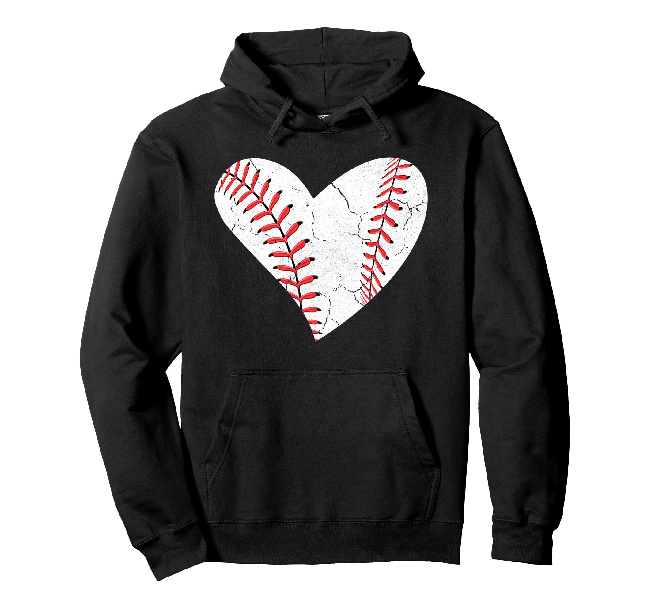 Mom Mama Baseball Mothers Day Distressed Hoodie - Unique Graphic Unisex - T-Shirt, Sweatshirt, Hoodie