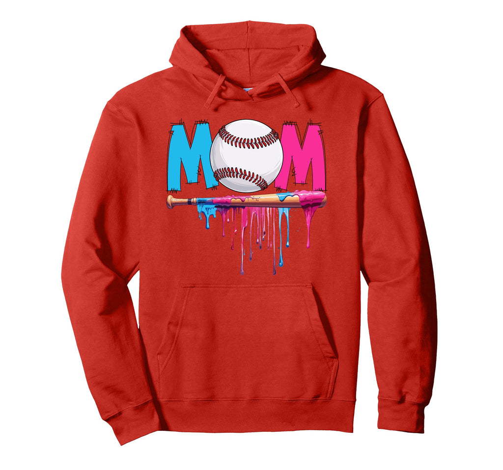 Funny Baseball Mom Baseball Mama Hoodie - Minimalist Print for Adults - T-Shirt, Sweatshirt, Hoodie