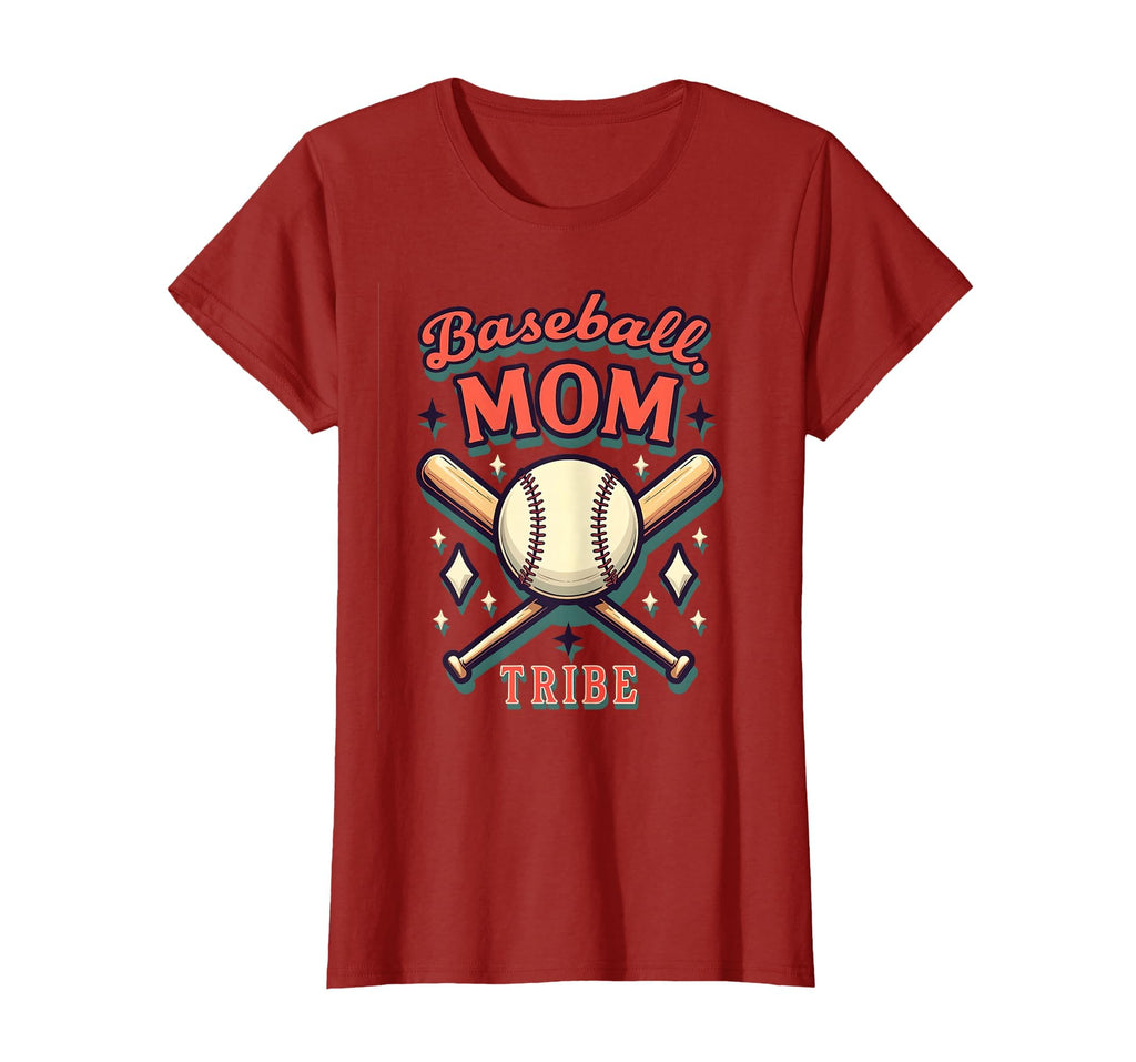 Baseball Mom Tribe Proud Sports Parent T-Shirt - Unique Graphic for Adults - T-Shirt, Sweatshirt, Hoodie