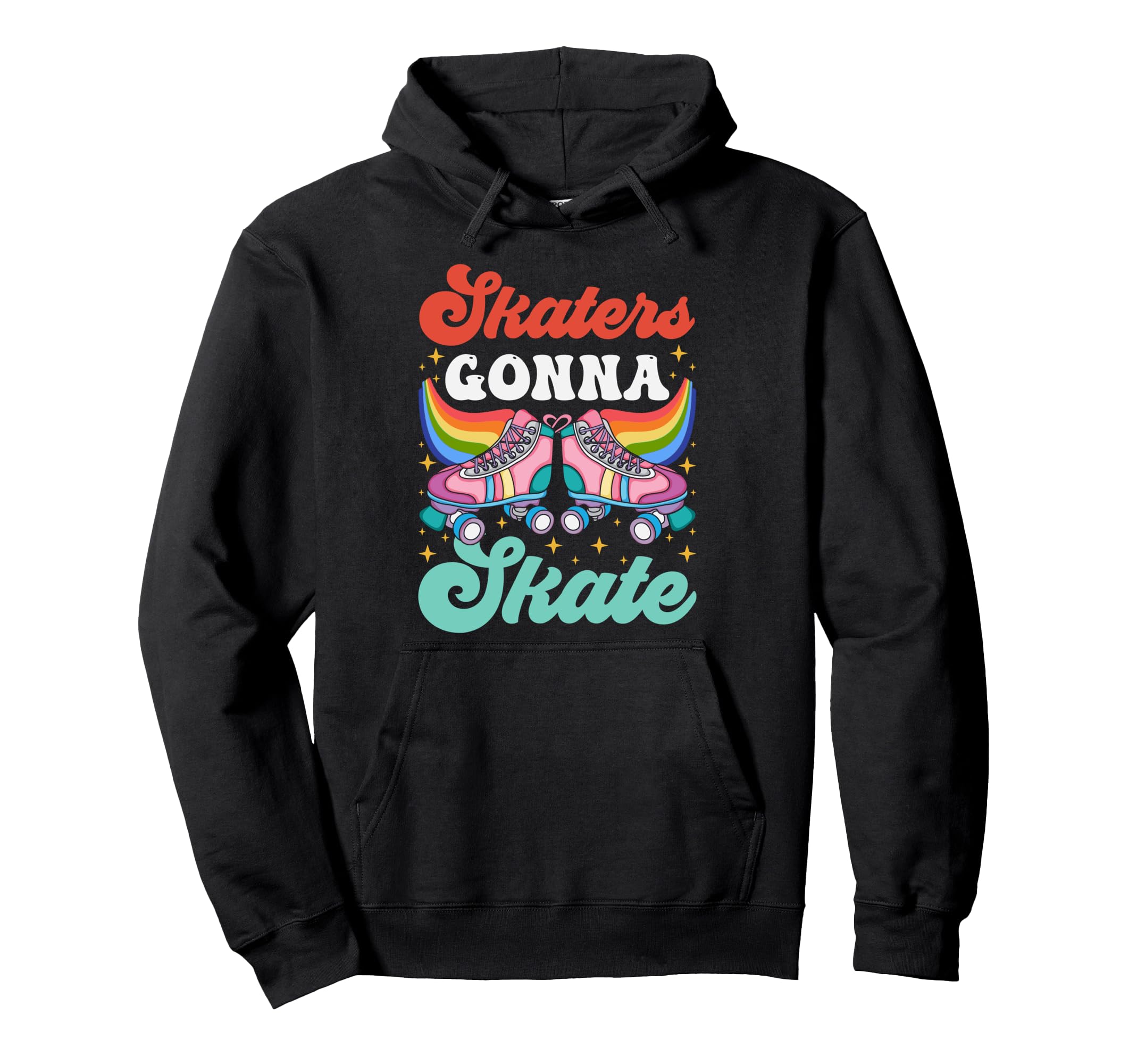 Roller Skating Skate 1970S Skaters Hoodie - Novelty Apparel for Adults - T-Shirt, Sweatshirt, Hoodie