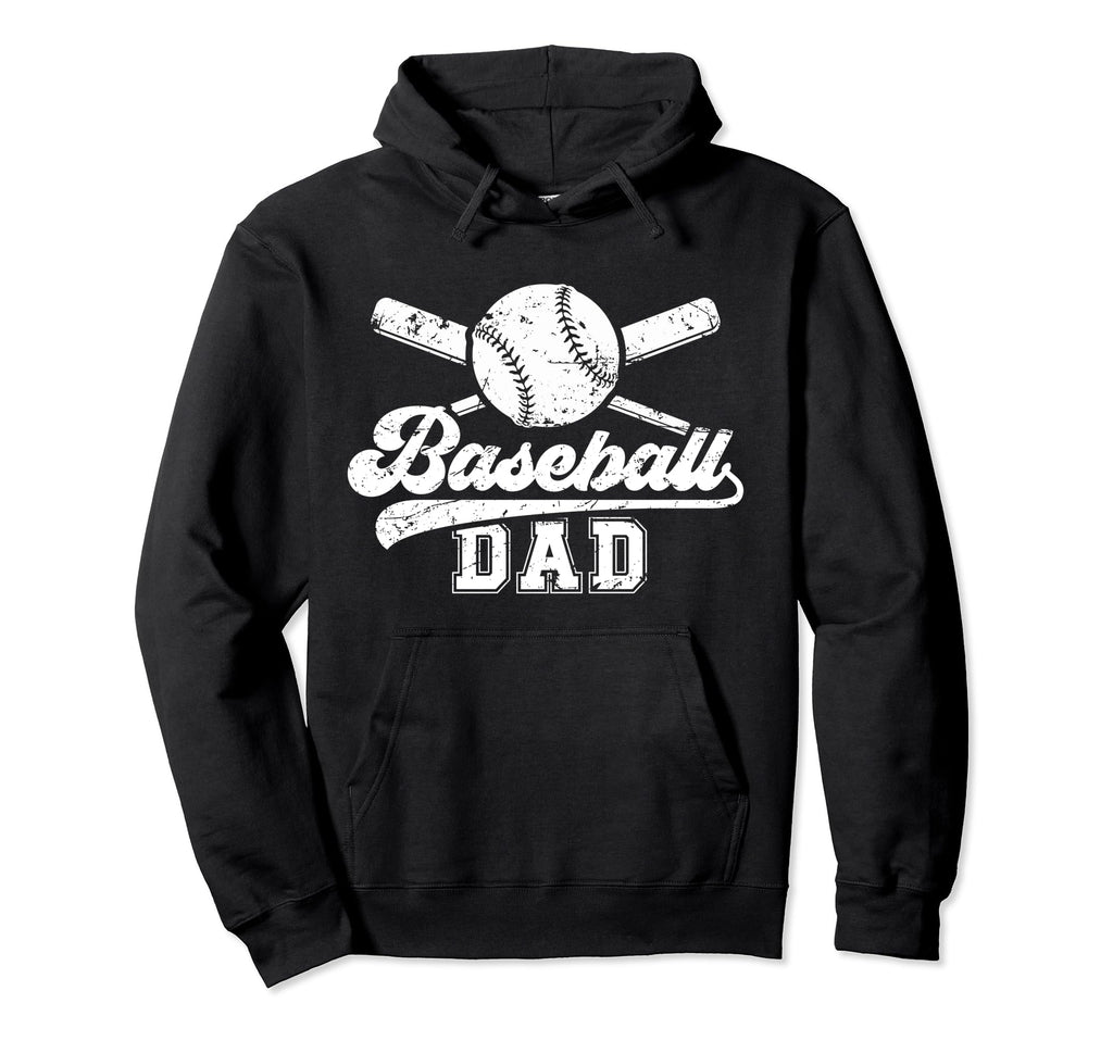 Baseball Dad Baseball Player Father Hoodie - Novelty Apparel for Adults - T-Shirt, Sweatshirt, Hoodie