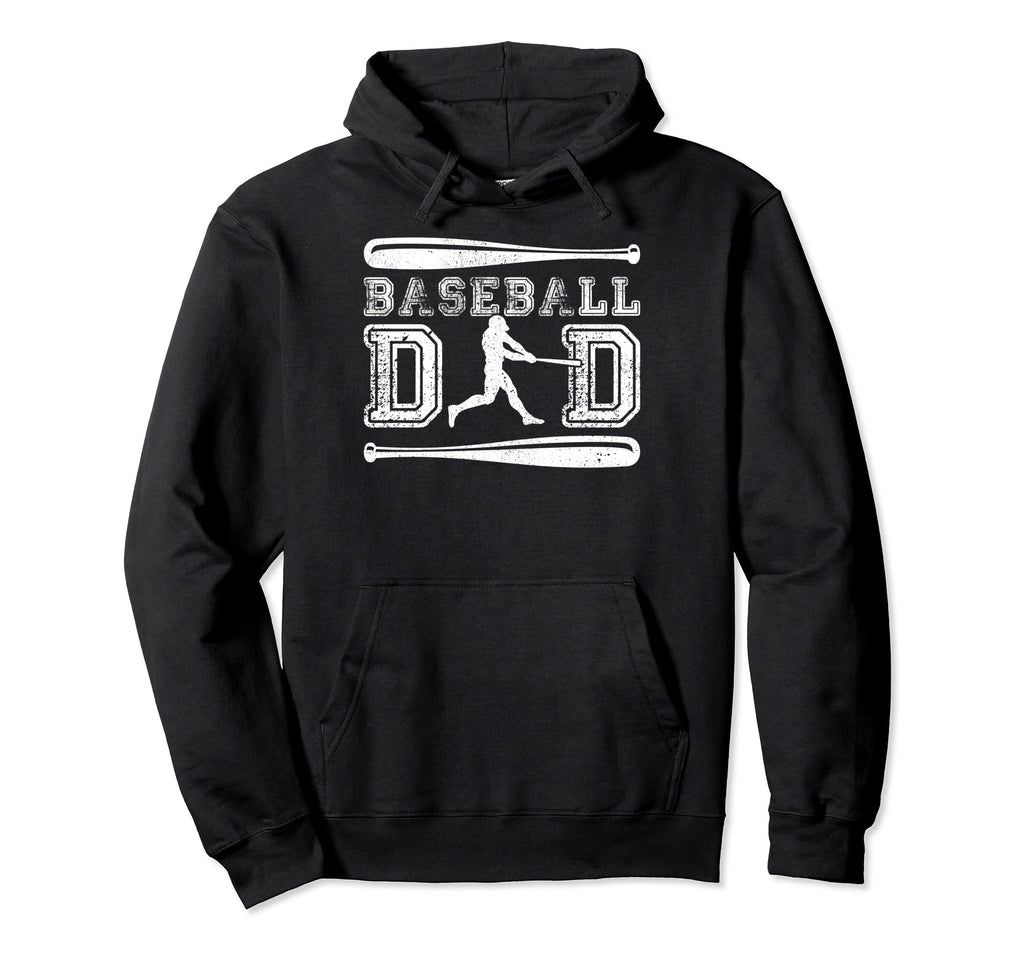 Baseball Lover Papa Daddy Funny Hoodie - Minimalist Print for Adults - T-Shirt, Sweatshirt, Hoodie