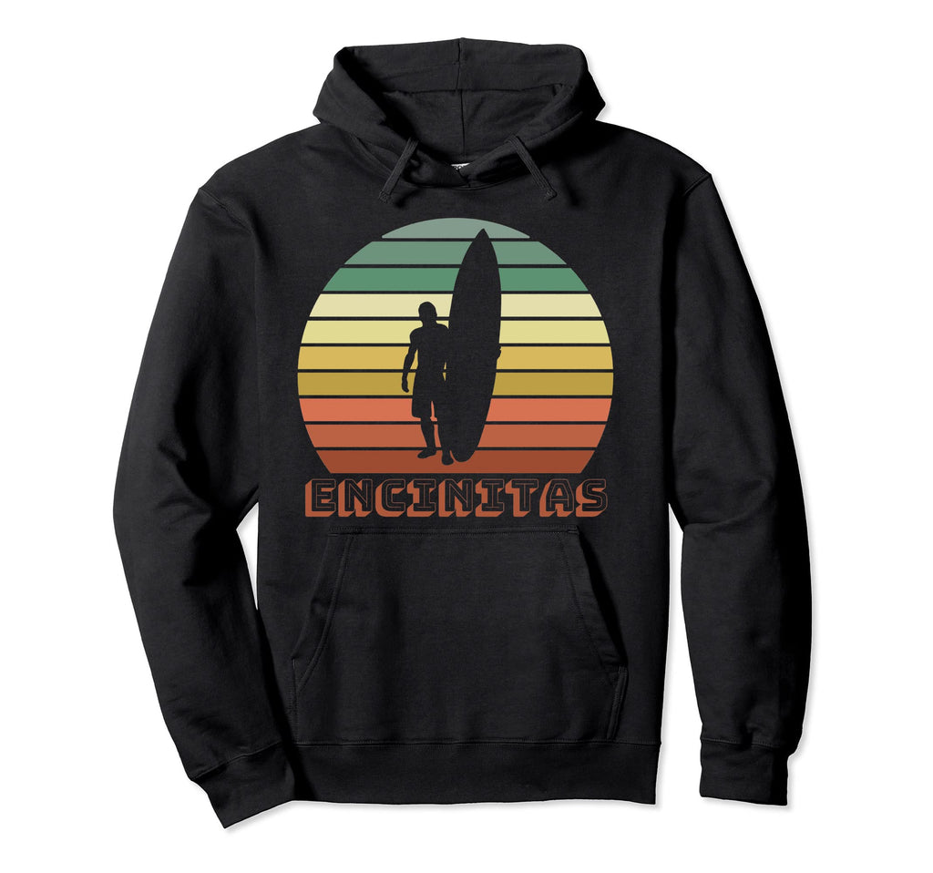 Encinitas Beach California Surfer Sunset Hoodie - Custom Art Print Unisex - T-Shirt, Sweatshirt, Hoodie