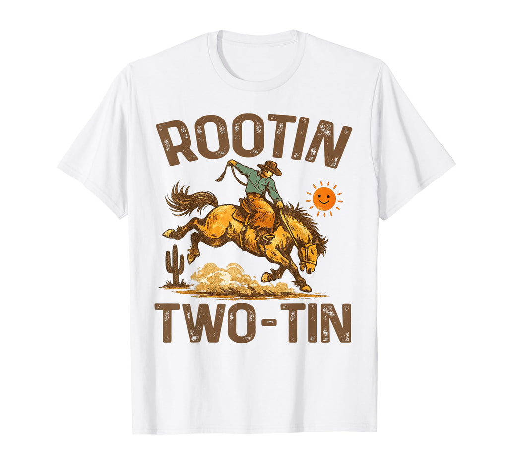 Rootin Two Tin Its My 2Nd Birthday T-Shirt - Graphic Print for Adults - T-Shirt, Sweatshirt, Hoodie
