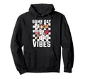 Game Day Vibes Coquette Bow Baseball Hoodie - Streetwear Style for Adults - T-Shirt, Sweatshirt, Hoodie