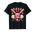 Baseball Mom Grandma Coquette Bow T-Shirt - Custom Art Print Men Women - T-Shirt, Sweatshirt, Hoodie