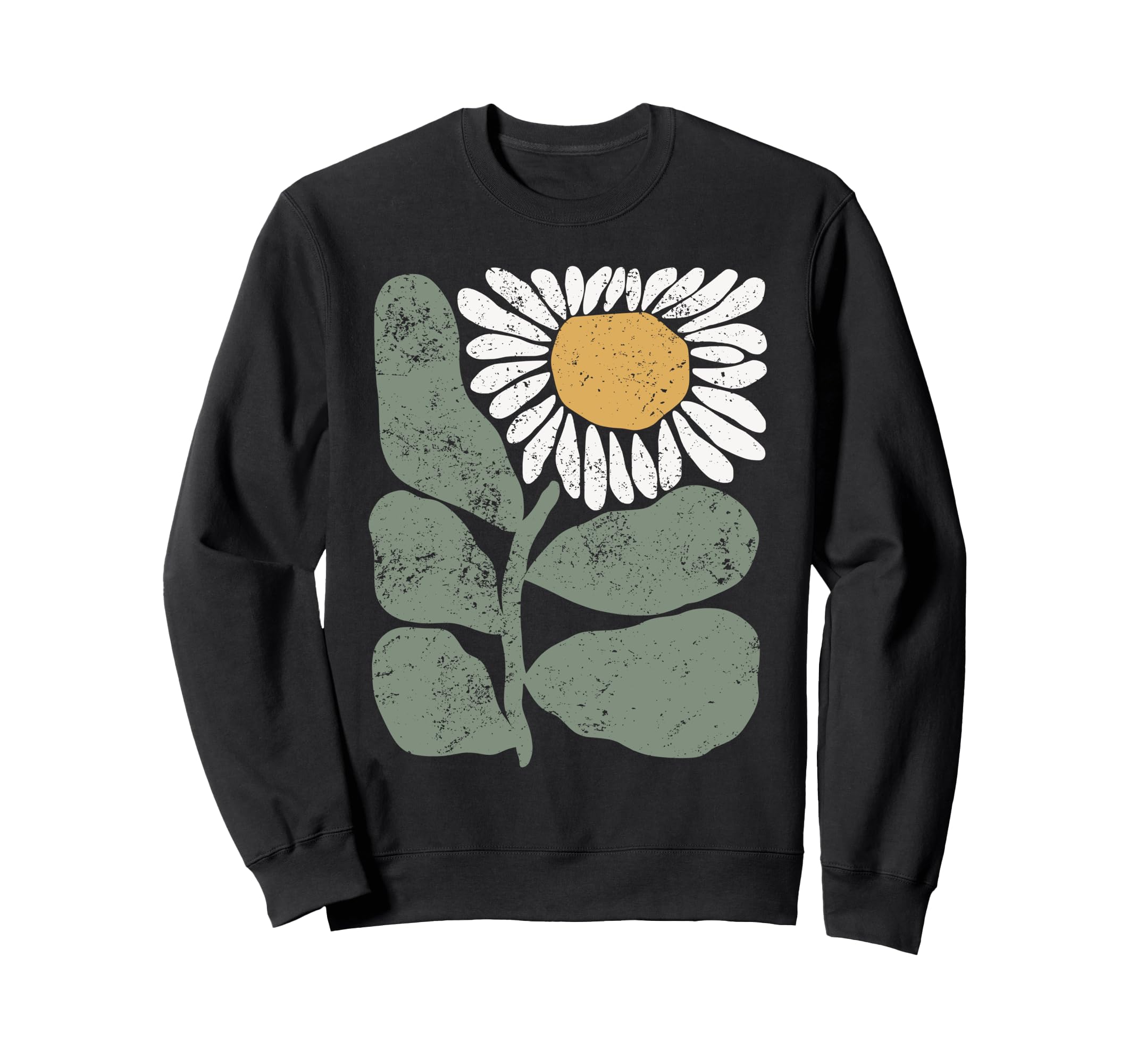 Boho Wildflower Botanical Sweatshirt - Minimalist Print Men Women - T-Shirt, Sweatshirt, Hoodie