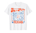 Shes From Texas Texas Shirts Western T-Shirt - Aesthetic Graphic Men Women - T-Shirt, Sweatshirt, Hoodie