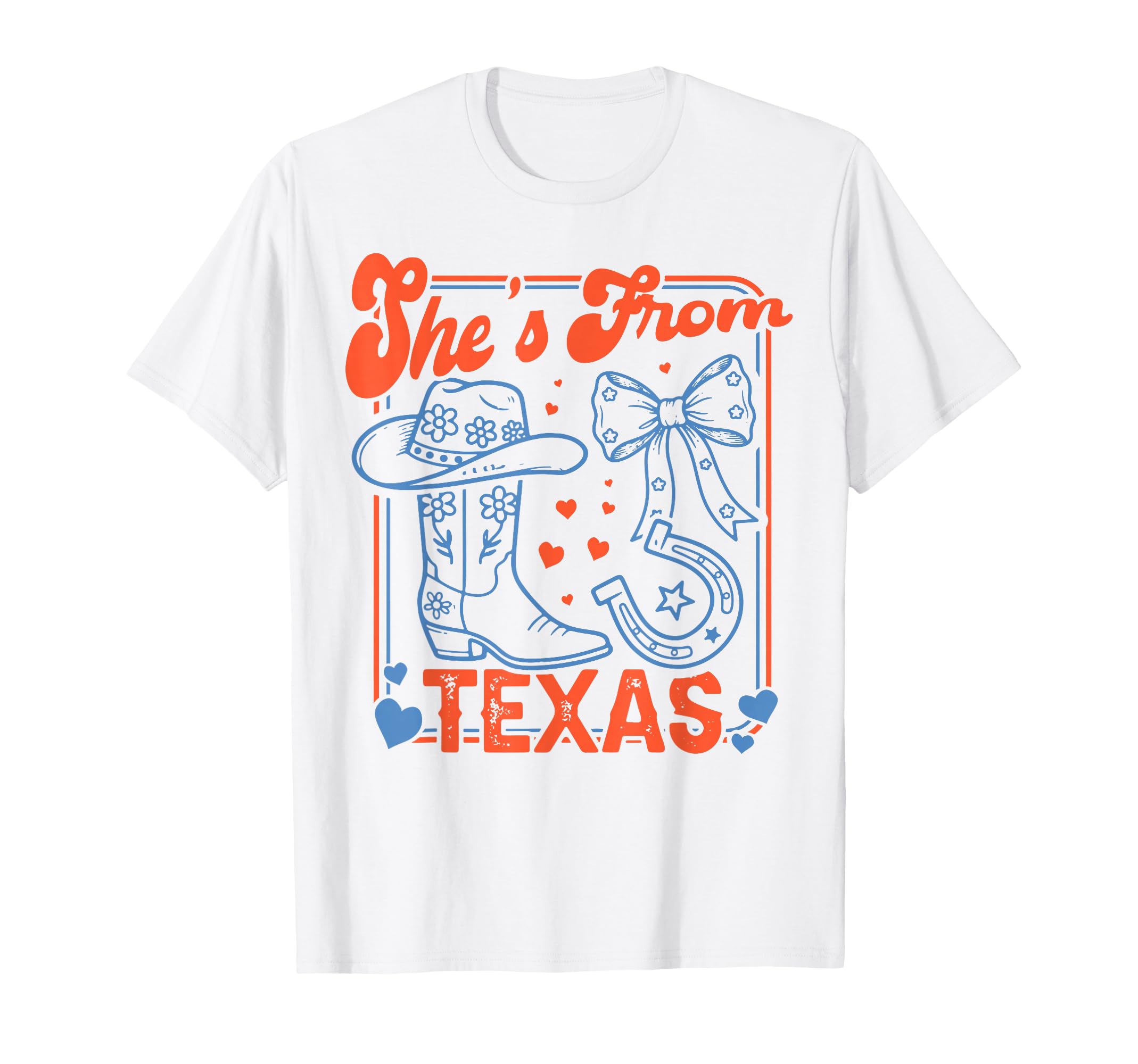Shes From Texas Texas Shirts Western T-Shirt - Aesthetic Graphic Men Women - T-Shirt, Sweatshirt, Hoodie