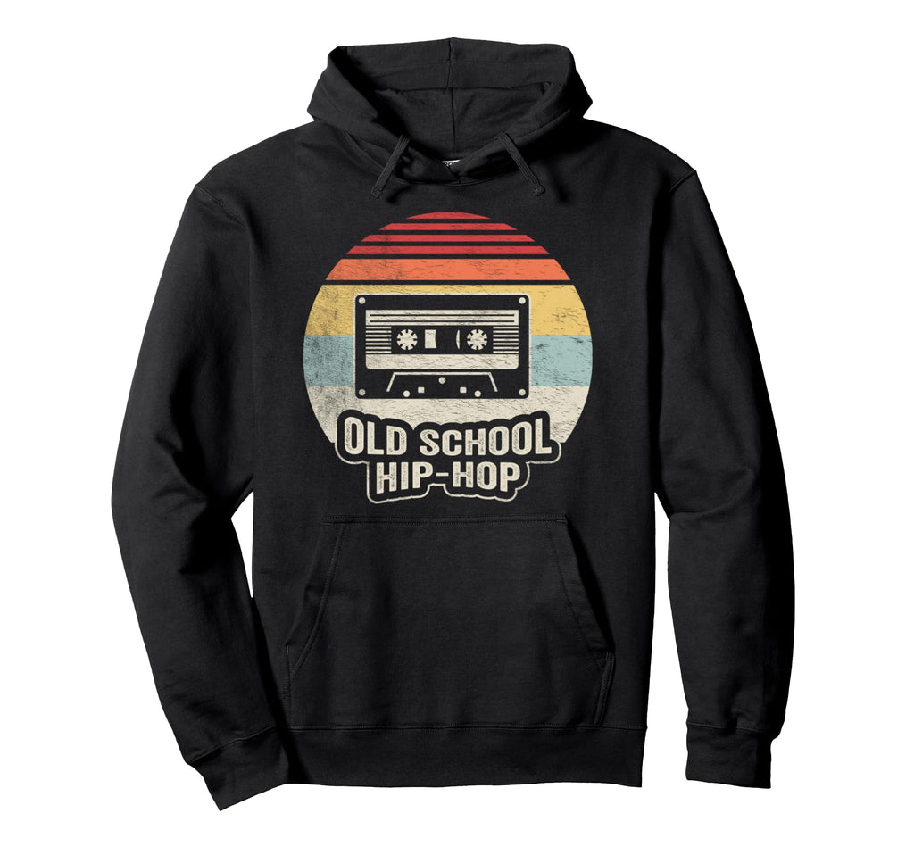 Old School Hip Hop Cassette 80S Vibes Hoodie - Trendy Graphic for Adults - T-Shirt, Sweatshirt, Hoodie