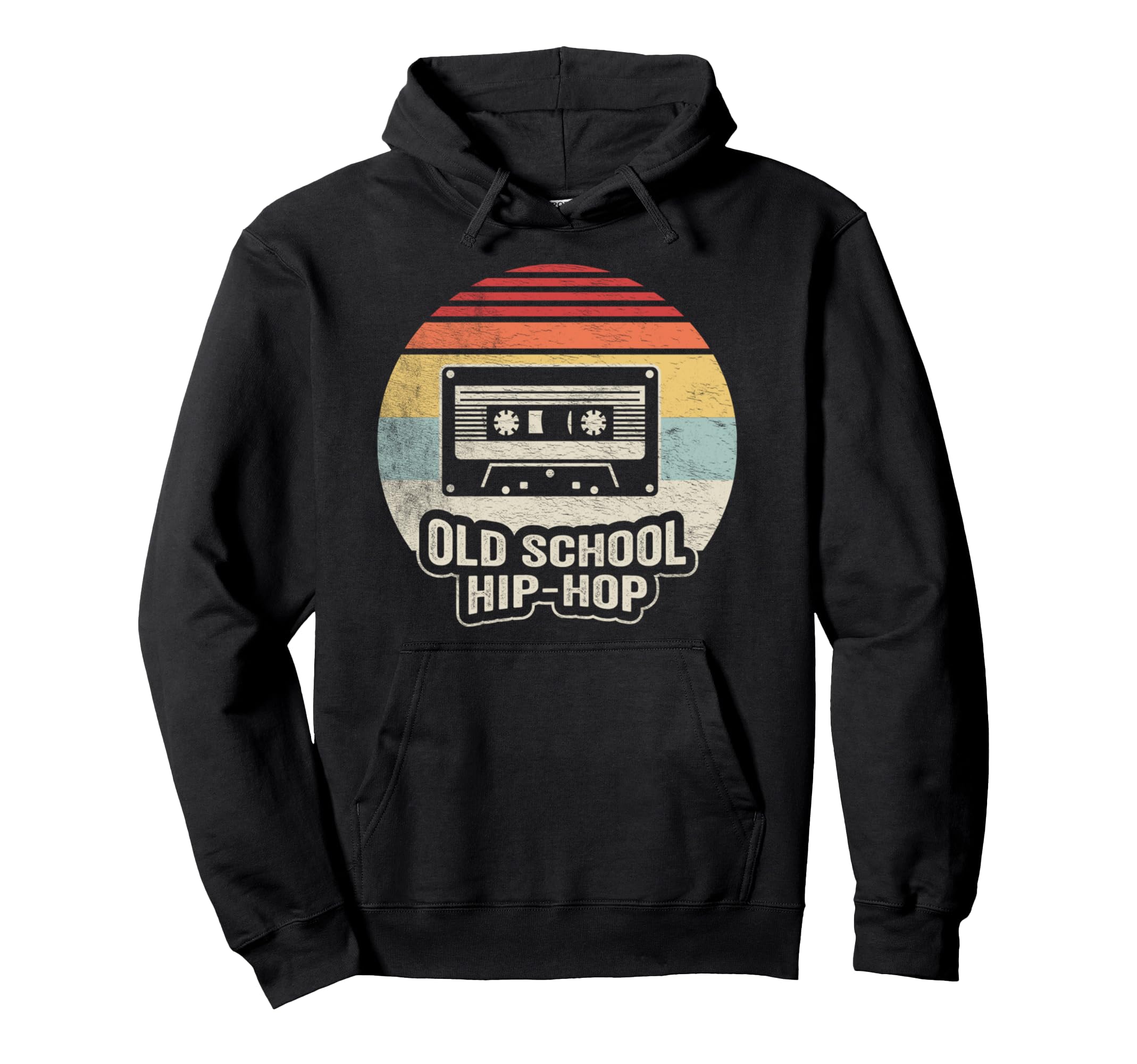 Old School Hip Hop Cassette 80S Vibes Hoodie - Trendy Graphic for Adults - T-Shirt, Sweatshirt, Hoodie