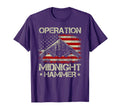Midnight Hammer Stealth Bomber Usa Flag T-Shirt - Minimalist Print Unisex - T-Shirt, Sweatshirt, Hoodie