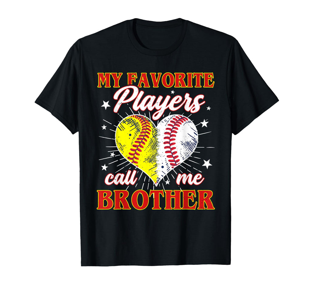 My Favorite Softball Baseball Players T-Shirt - Custom Art Print Men Women - T-Shirt, Sweatshirt, Hoodie