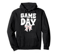 Groovy Baseball Game Day Bow Game Day Hoodie - Streetwear Style Men Women - T-Shirt, Sweatshirt, Hoodie