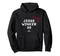 Jesse Winker Heart Valentines Day Hoodie - Custom Art Print Men Women - T-Shirt, Sweatshirt, Hoodie