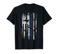 North Carolina Cop Thin Blue Line T-Shirt - Aesthetic Graphic Men Women - T-Shirt, Sweatshirt, Hoodie