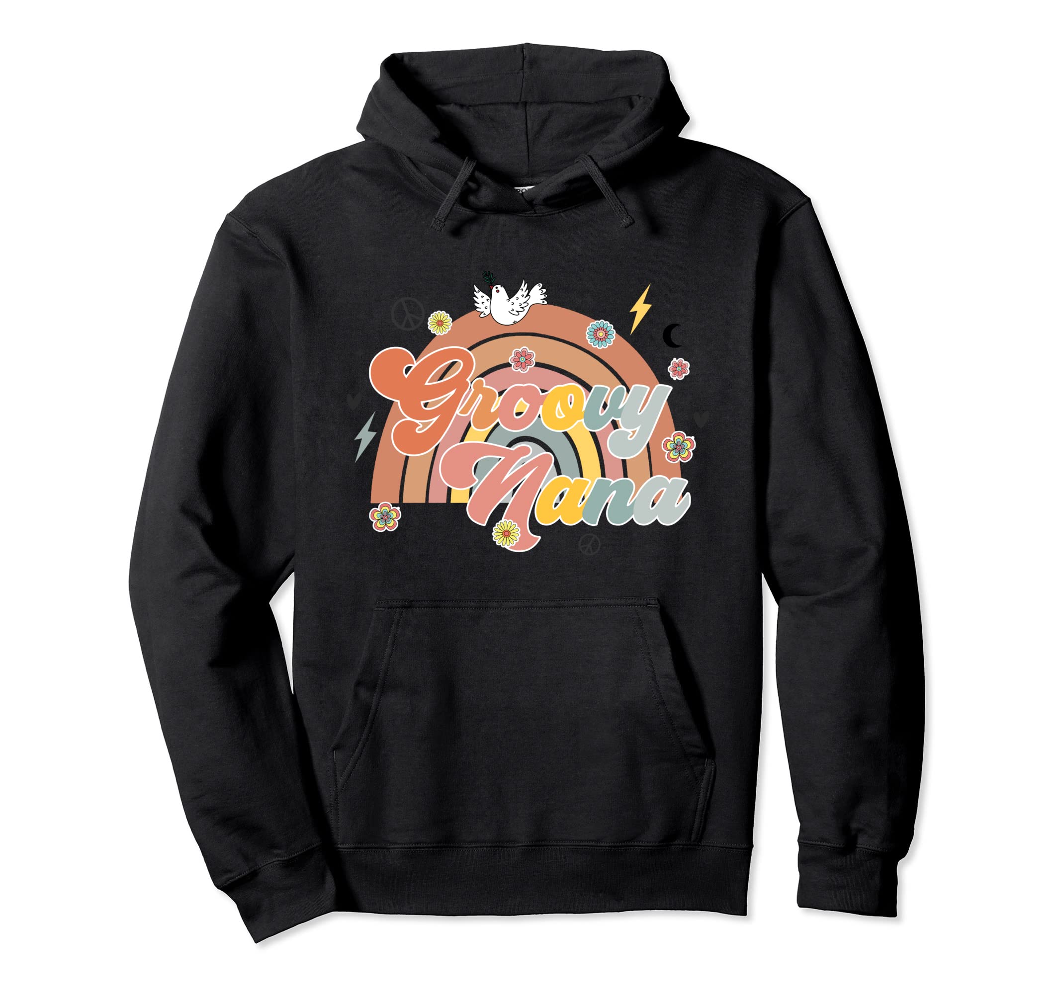 Groovy Nana Matching Family Shower Hoodie - Novelty Apparel Men Women - T-Shirt, Sweatshirt, Hoodie