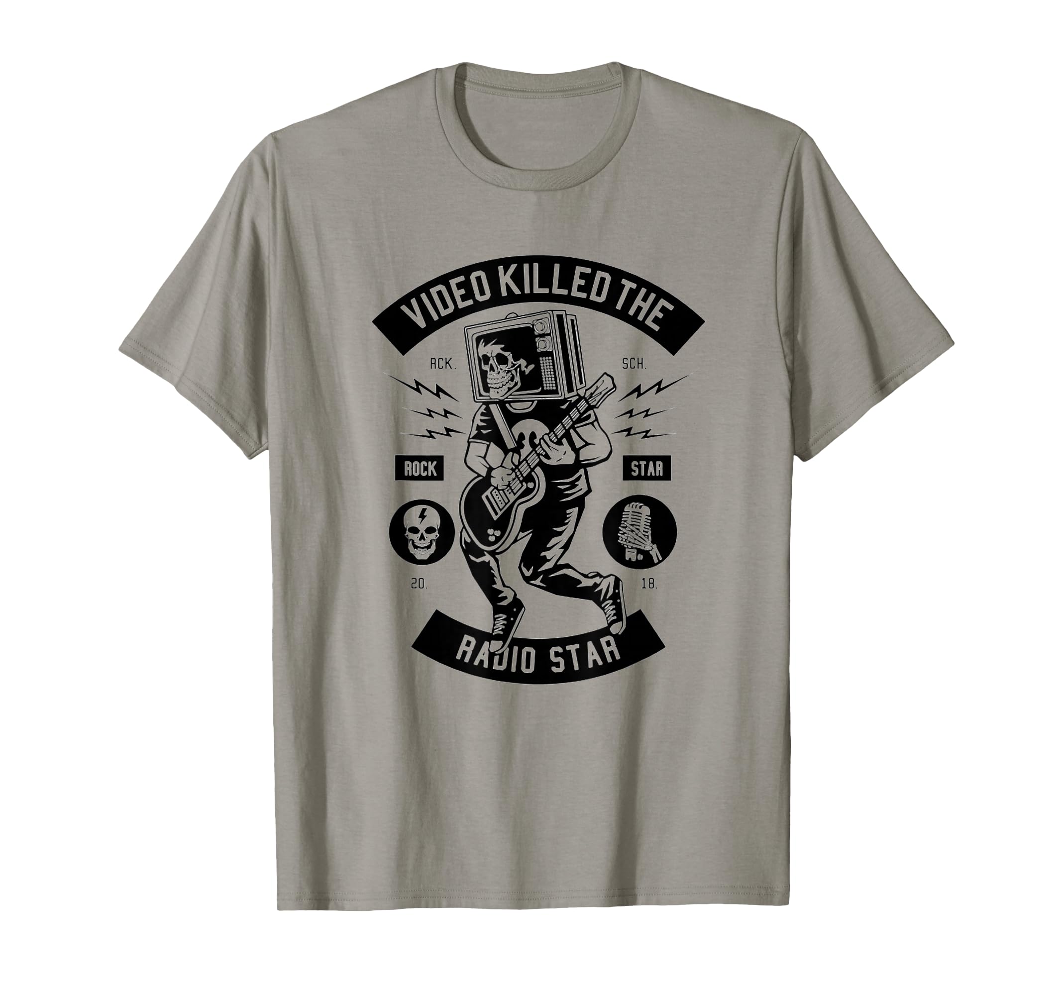 Video Kill Radio Star Old School Rock N T-Shirt - Graphic Print for Adults - T-Shirt, Sweatshirt, Hoodie
